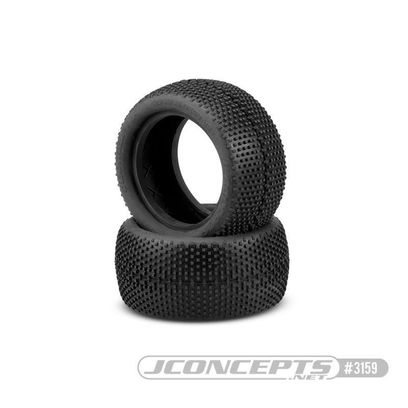 JConcepts Double Dees V2 2.2” Buggy Rear Tires: Green Compound