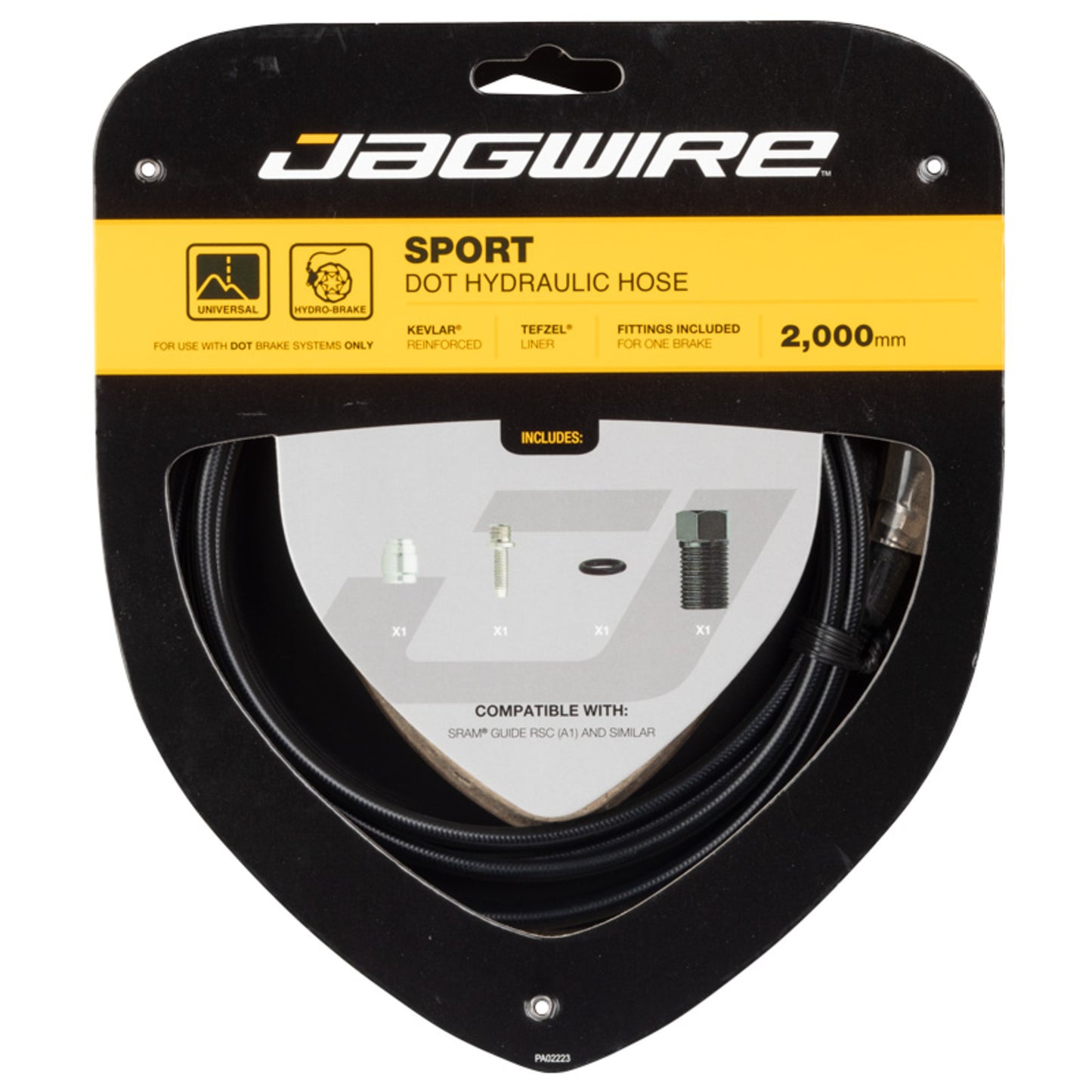 JAGWIRE SPORT DOT OIL HYDRAULIC HOSE BLACK