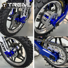 Treal Aluminium 7075 Front and Rear Hex Hubs: PROMOTO (Blue)