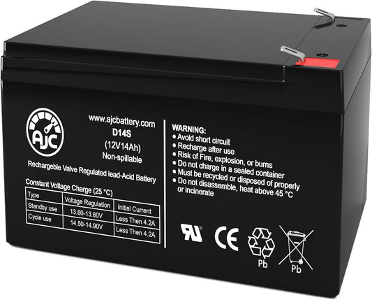 Yimatzu Sealed Lead Acid AGM Battery: 6-DZM-14