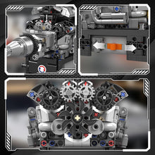 Mould King 10205 V12 Model Engine Building Kit 733 PCS