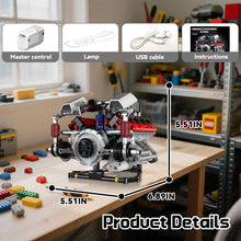 Mini V8 Engine Kit That Works with Motor 700 PCS