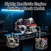 Mini V8 Engine Kit That Works with Motor 700 PCS