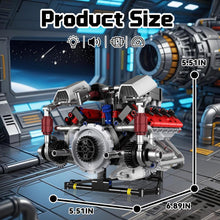Mini V8 Engine Kit That Works with Motor 700 PCS
