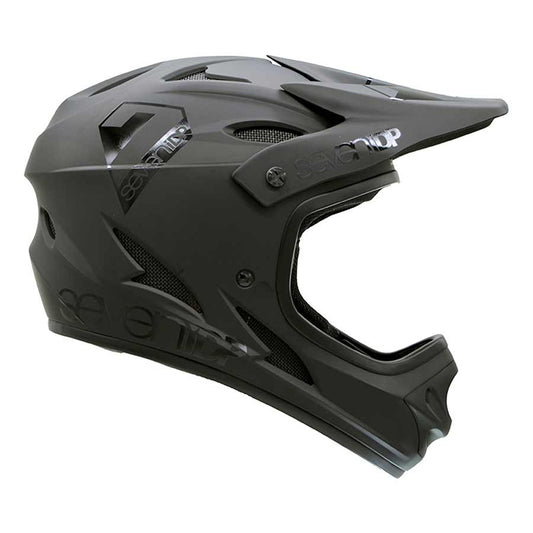 7iDP M1 Youth Helmet Matt Black/Gloss Black, L 50 - 52cm
