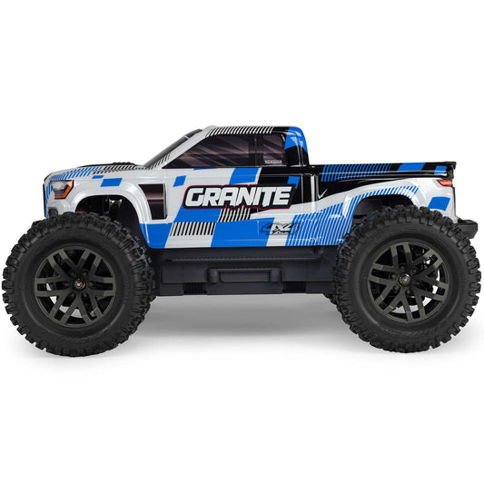 Arrma 1/10 GRANITE 4x4 665 Mega Brushed Monster Truck: RTR (Blue)