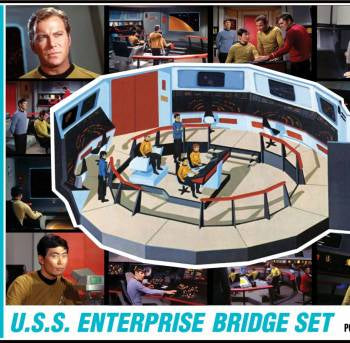 AMT 1/32 Star Trek Original Series USS Enterprise Bridge Set Model Kit