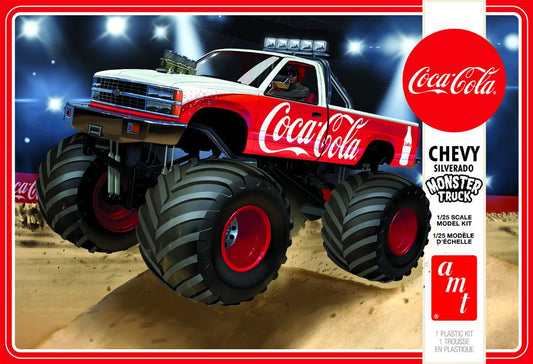 AMT 1/25 Coca-Cola Chevy Silverado Monster Truck Model Kit