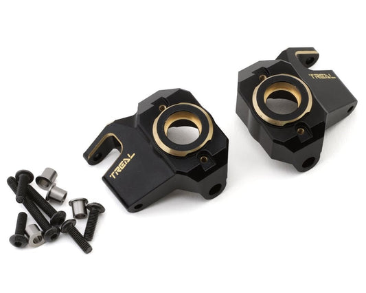 Treal Brass Front Steering Knuckles: SCX10iii