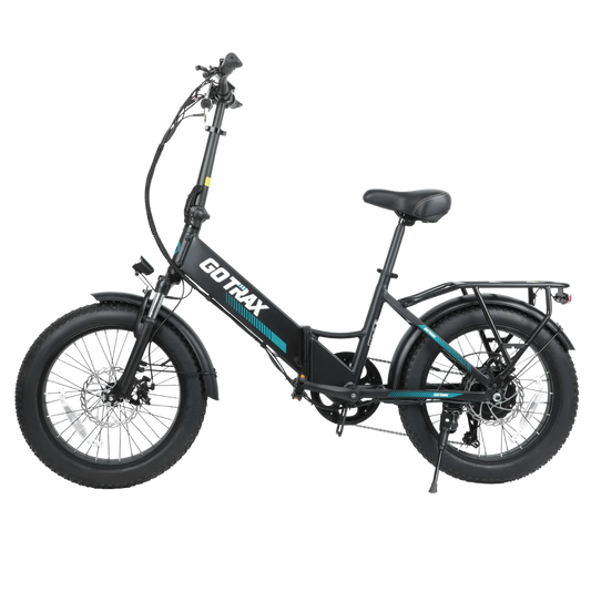 GOTRAX F2 Folding Off-Road 20” Electric Bike: 64km Range (500W)