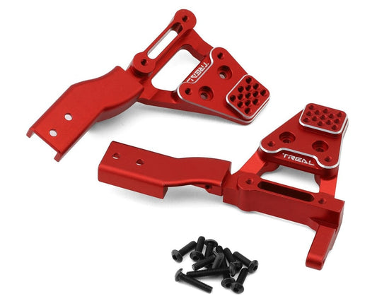 Treal Hobby Aluminum Front Shock Towers: Redcat GEN9 (Red) (2)