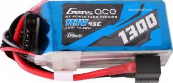 Gens Ace 3S 11.1V 1300mah 45C G-Tech Lipo
