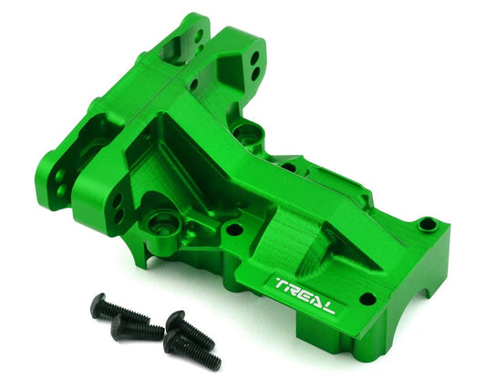 Treal Hobby Aluminum 7075 Rear Upper Bulkhead: Traxxas X-Trucks (Green)