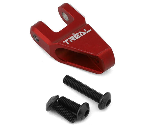 Treal Hobby Aluminum 7075 Upper Centre Link Mount: Red
