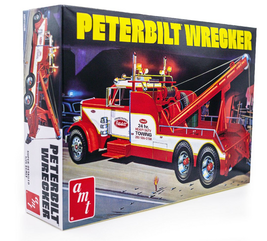 AMT 1/25 Peterbilt 359 Wrecker Model Kit: Level 3