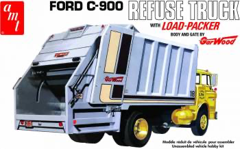 AMT 1/25 C-900 Gar Wood Load Packer Garbage Truck Model Kit