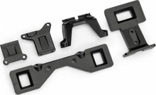 Traxxas Front and Rear Body Mounts and Bracket: Clipless Body Mounting (Rustler 2WD)