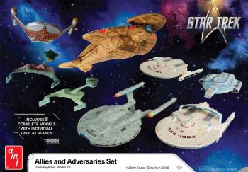 AMT 1/2500 Star Trek Adversaries & Allies Ship Model Kit