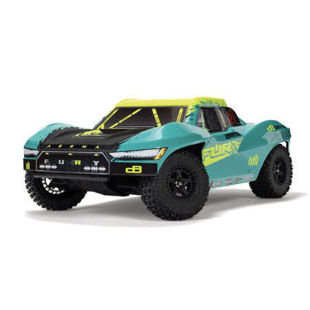 Arrma 1/10 Fury 2WD 223S BLX Short Course Truck w/DSC RTR: GREEN