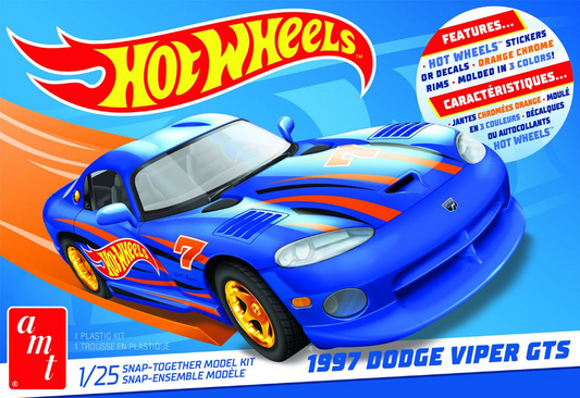 AMT 1/25 Hot Wheels 1997 Dodge Viper GTS