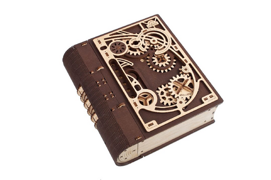 UGears “Book Of Secrets” Wooden Model Kit: 263Pcs