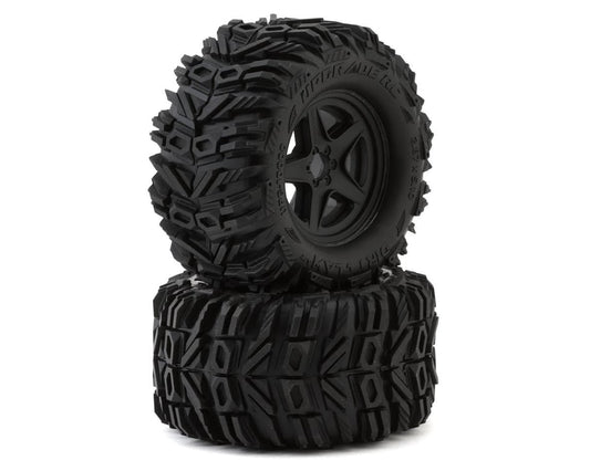UpGrade RC Dirt Claw 2.8” All Terrain Tires on 5-Star Wheels (Pair)