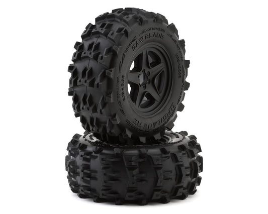 UpgradeRC Sawblade 2.8” Off-Road Tires on 5-Star Wheels (Pair)