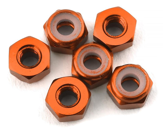 175RC Lightweight Aluminum M3 Flangless Locknuts: Assorted Colours
