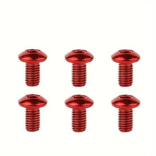 RiderRace Anodized Stainless Steel Disc Brake Rotor Bolts: 12pcs