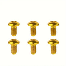 RiderRace Anodized Stainless Steel Disc Brake Rotor Bolts: 12pcs