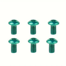 RiderRace Anodized Stainless Steel Disc Brake Rotor Bolts: 12pcs