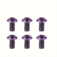 RiderRace Anodized Stainless Steel Disc Brake Rotor Bolts: 12pcs