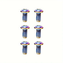 RiderRace Anodized Stainless Steel Disc Brake Rotor Bolts: 12pcs