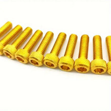 Lightweight Anodized Aluminum Alloy M5 Bolts: 20pcs
