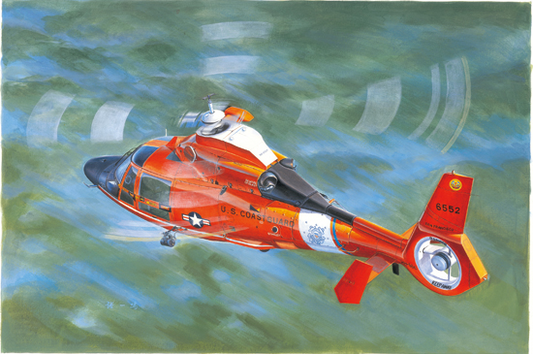 Trumpeter 1/35 US Coast Guard HH-65C Dolphin Helicopter Model Kit