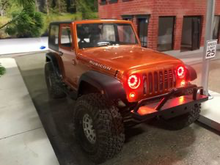 MyTrickRC 17mm Red Halo Headlights