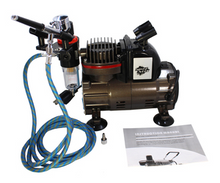 Spaz Stix Dual Action Gravity Feed Airbrush Kit