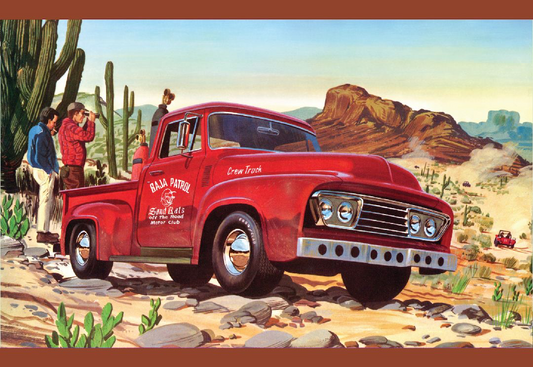 AMT 1/25 1953 Ford Pickup Baja Patrol Model Kit