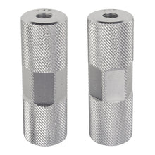Black Ops Alloy Knurled Pro Axle Pegs (Thread ON)