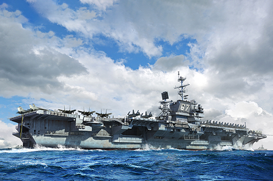 Trumpeter 1/700 USS John F Kennedy CV-67 Battleship Model Kit