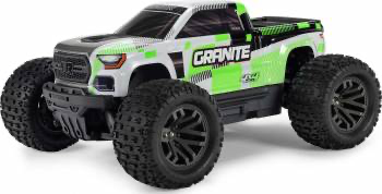 Arrma 1/10 Granite 4x4 665 Mega Brushed Monster Truck: RTR (Green)