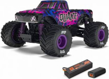 Arrma 1/16  Quake GROM Brushed Monster Truck RTR: Purple