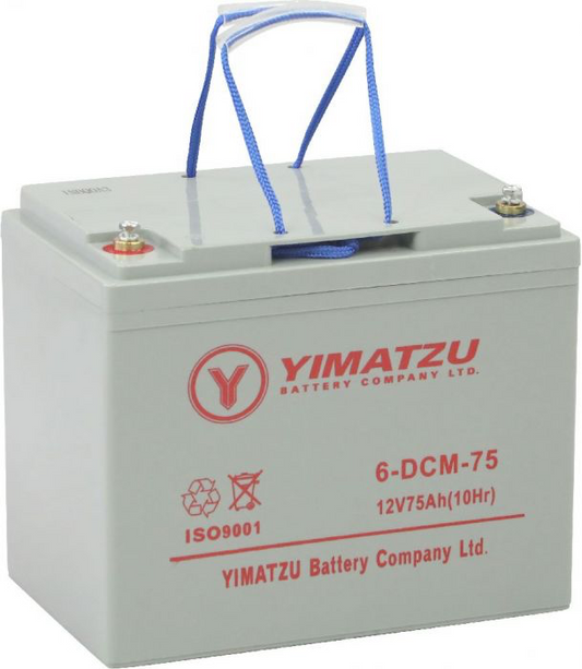 Yimatzu Sealed Lead Acid Battery: 6-DZM-75