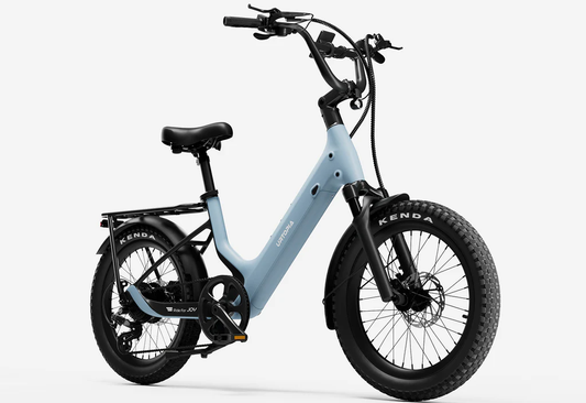 Urtopia Carbon Joy 500W Class 2 E-Bike w/Rack: Blue
