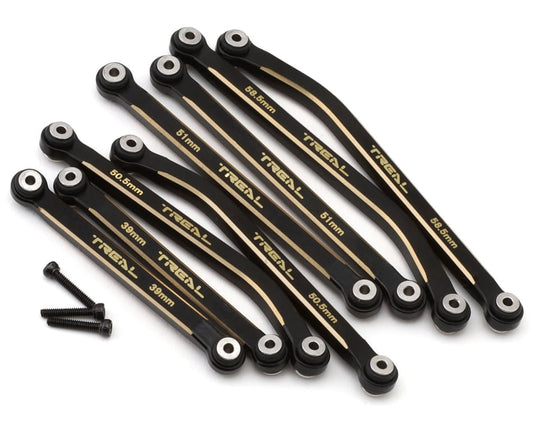 Treal Hobby Brass Heavy Weight High Clearance Links: SCX24 (C10/JLU/Bronco/4Runner)