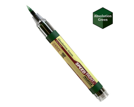 Army Painter Speedpainter 2.0 Felt-Tech Tip Paint Marker: Absolution Green