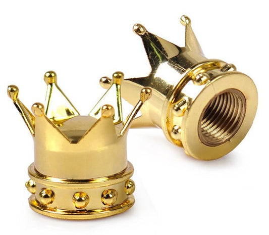 TrikTopz Designer Valve Caps: Crown (Gold)