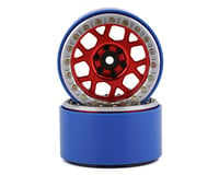 SSD 2.2” Boxer PL Beadlock Wheels: Red