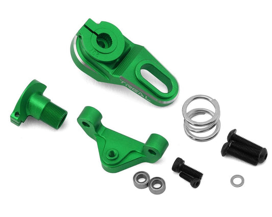 Treal Aluminum 7075 Servo Horn Assembly: PROMOTO (Green)