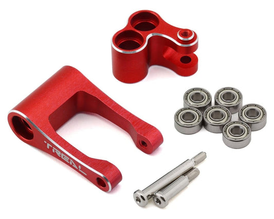 Treal Aluminum 7075 Knuckle and Pull Rod Losi PROMOTO (Red)